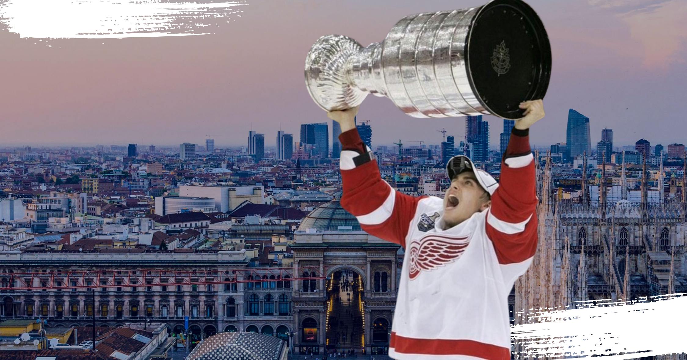 Filppula nostamassa pokaalia ilmaan onnellisena.