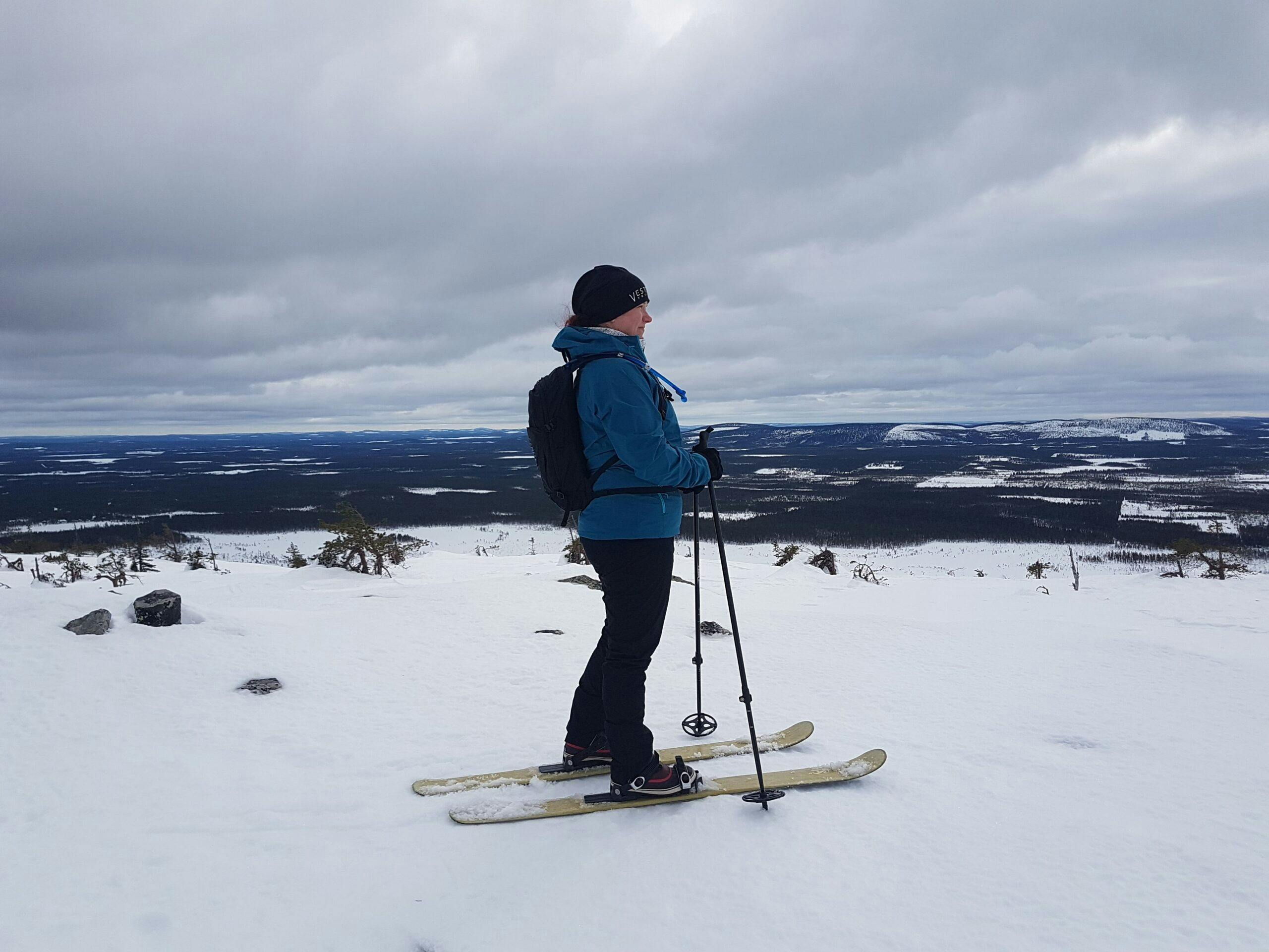 Tutki Pyhä-Luoston kansallispuistoa liukulumikenkien avulla.