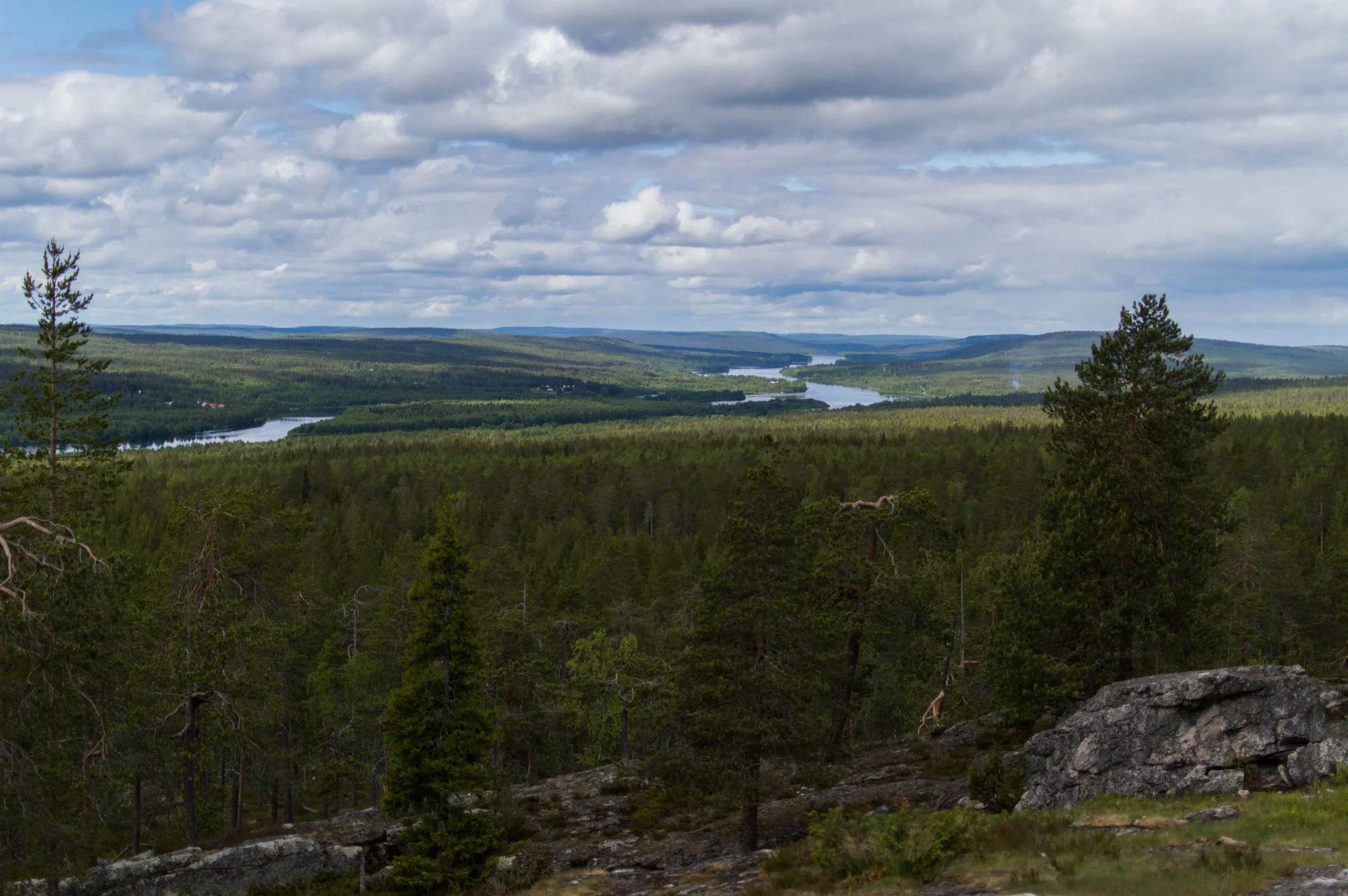 Patikoiden kohti Ounasvaaran huippumaisemia