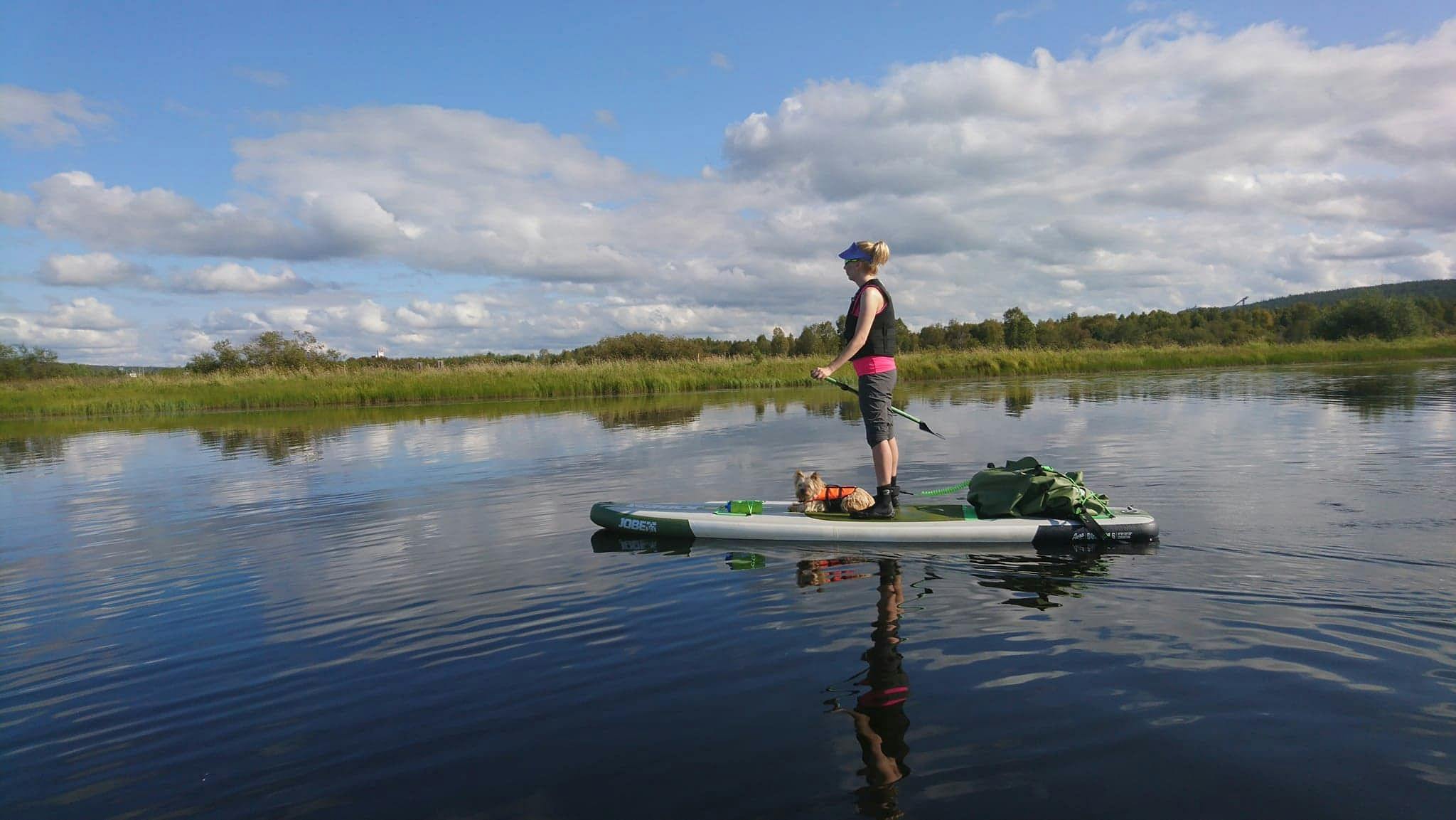 Sup lautailu Pyhäjärvellä.