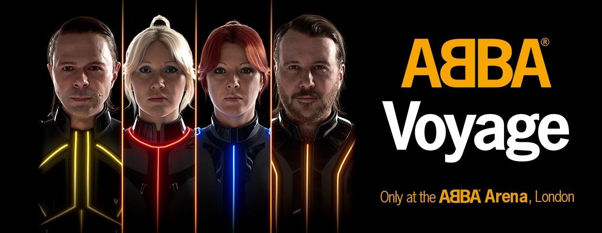 ABBA Voyage matka Lontooseen.