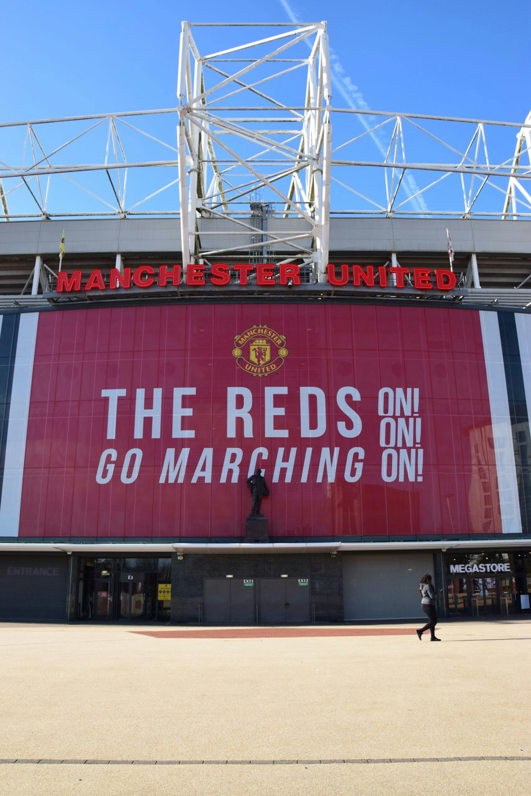 Old Trafford areena - Manchester United logolla