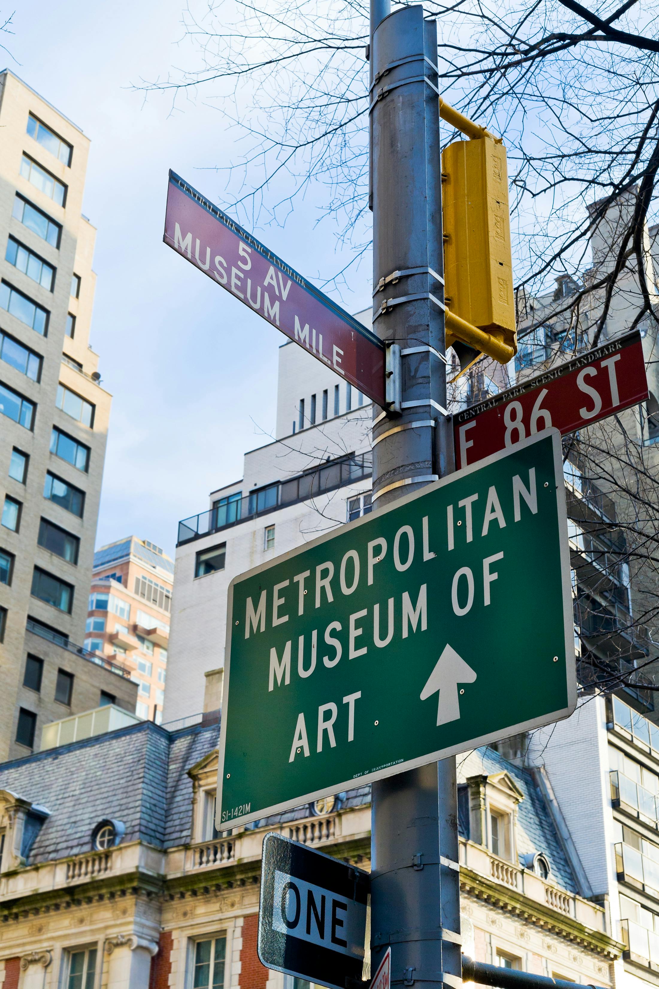 Museum Mile kaupungissa New York, Yhdysvallat.