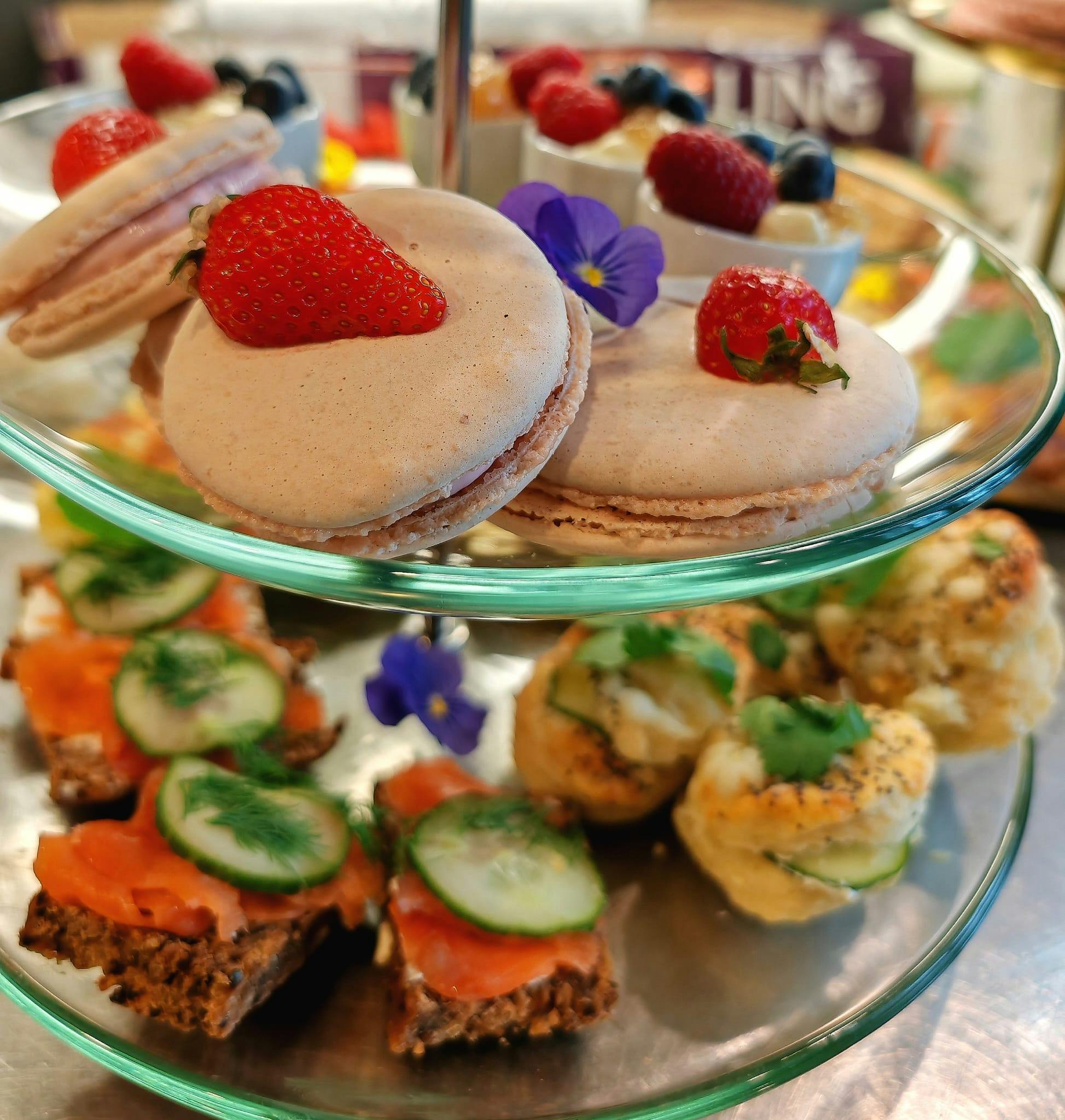 Afternoon tea moments at Cafe Victor.