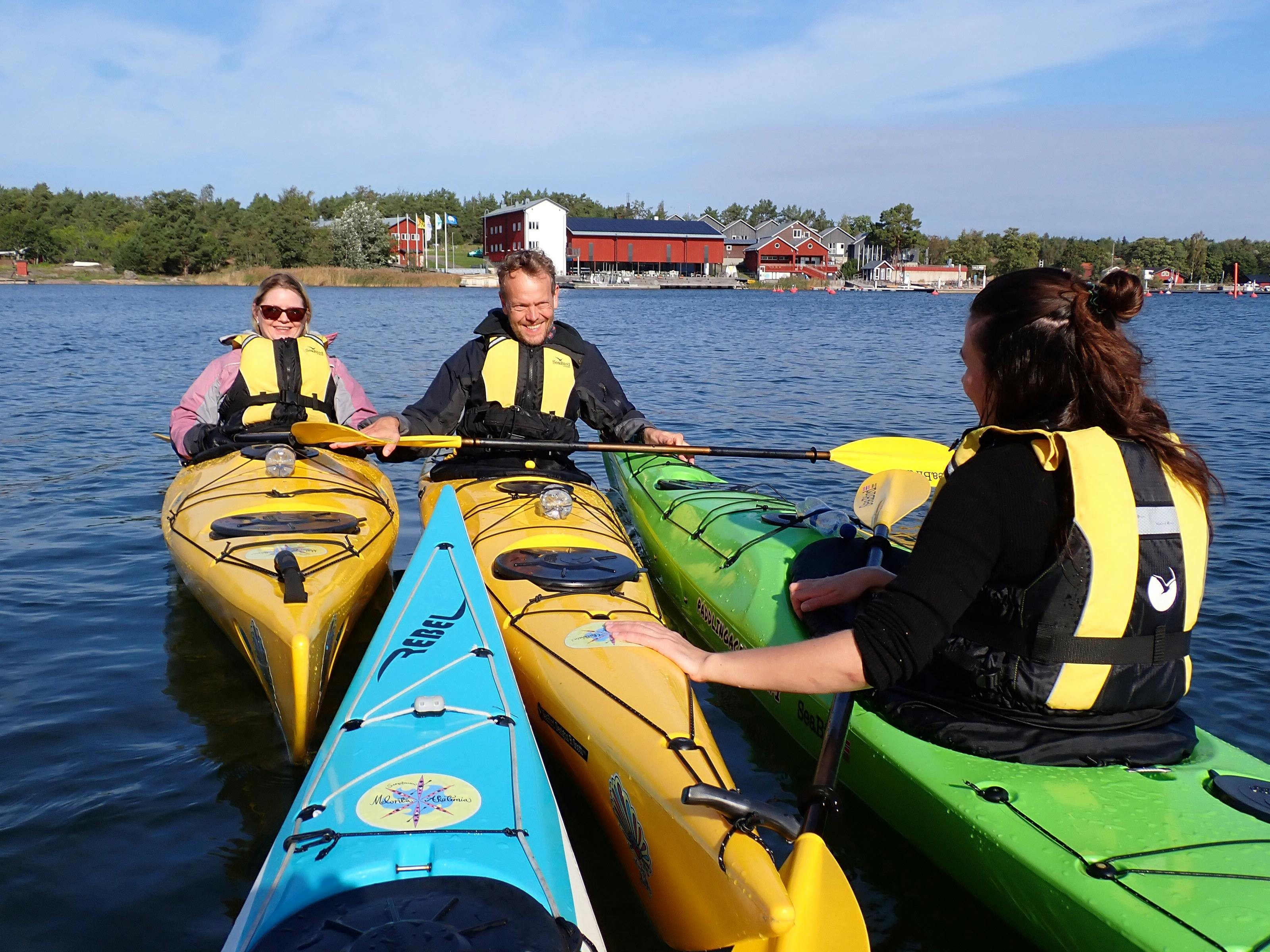 Paddling Academy melontaretki saaristoon.