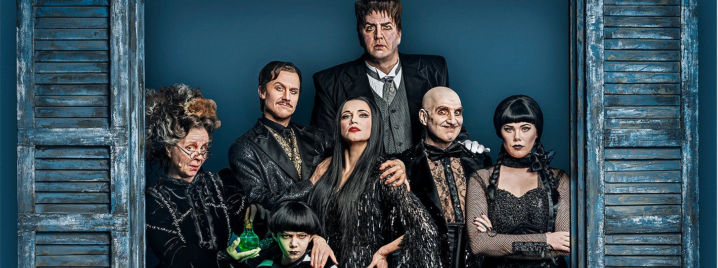 The Addams Family musikaalikomedia Turun kaupunginteatterissa 2025.