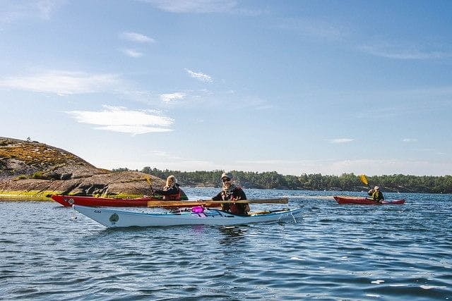 Turku Archipelago 3 hour kayaking experience at hotel Hyppeis.