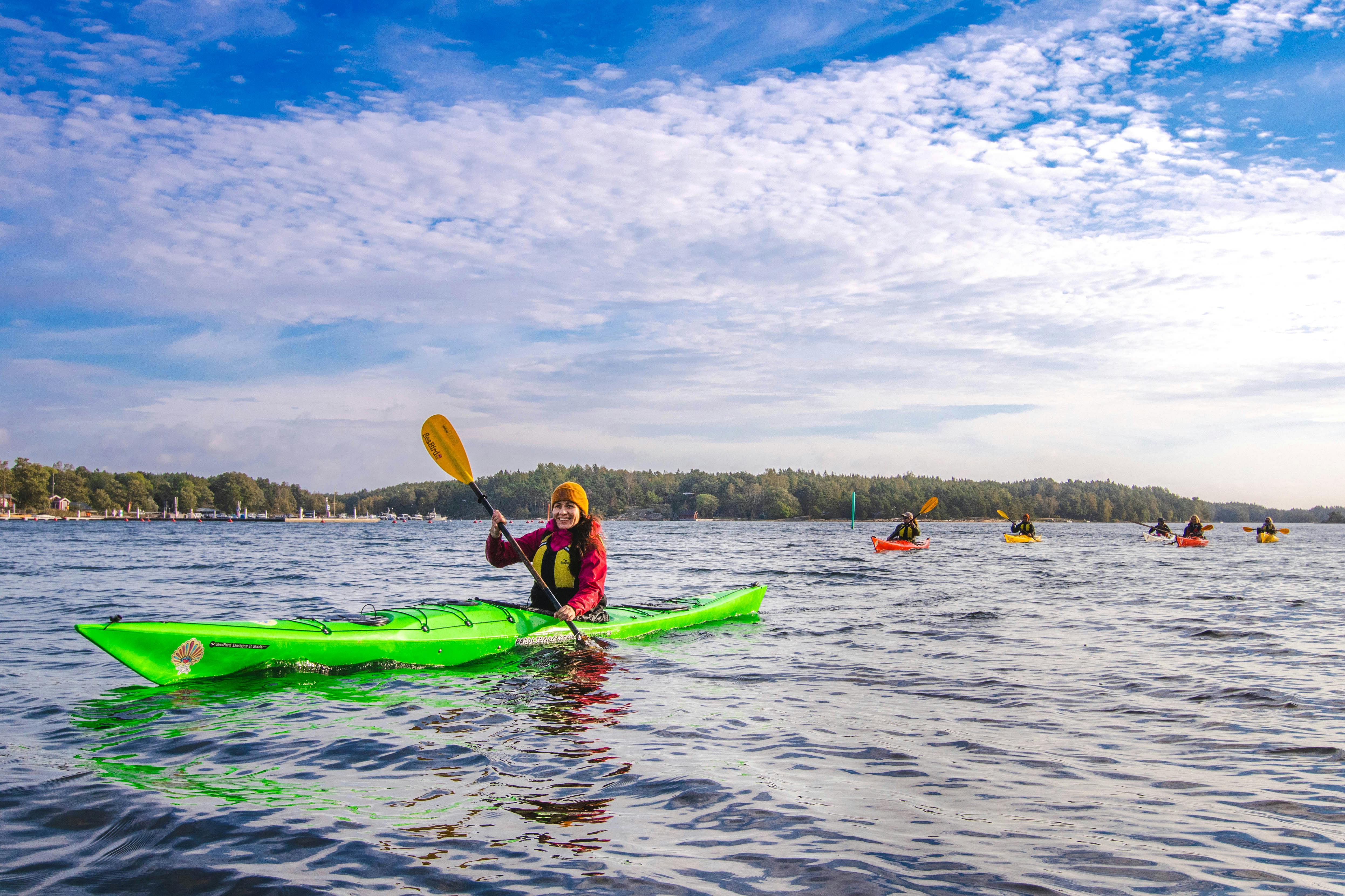 Sea kayaking experience throw Turku Archipelago.