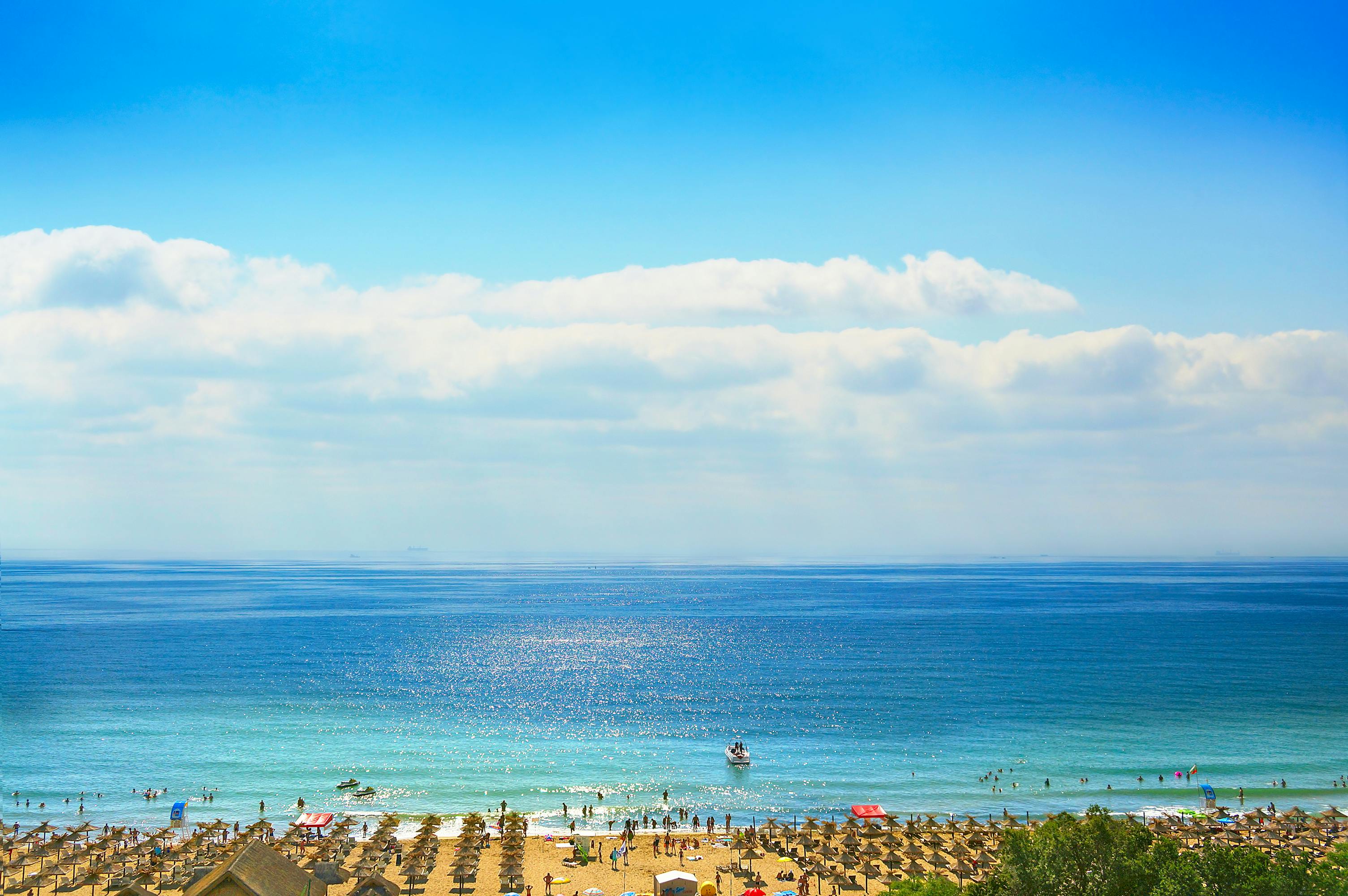 Sunny Beach rantamaisema.