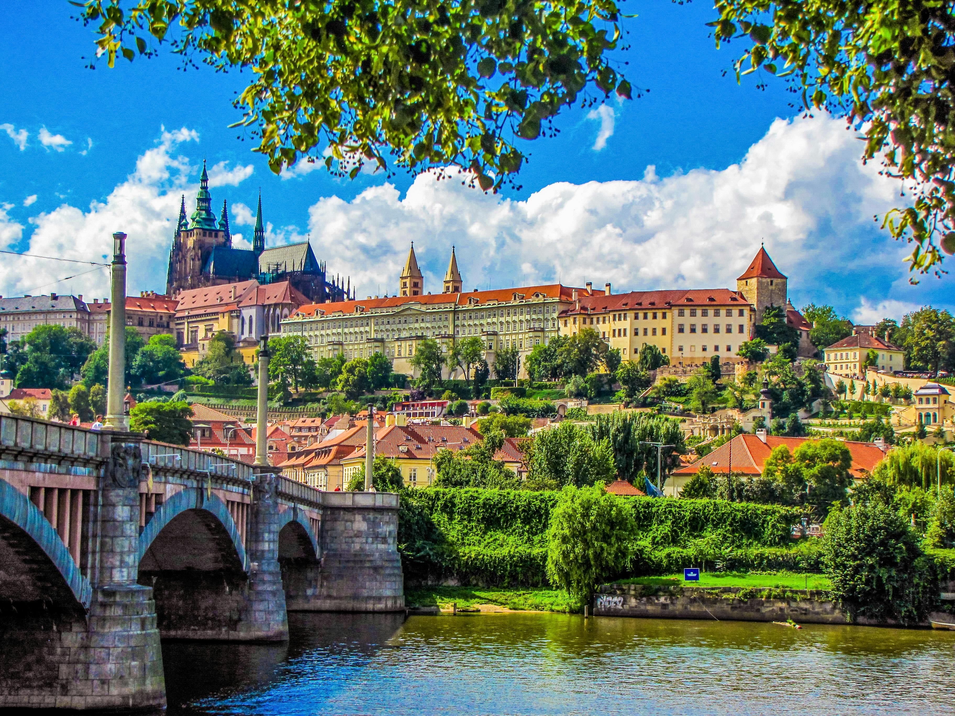 Näkymässä Prahan linna