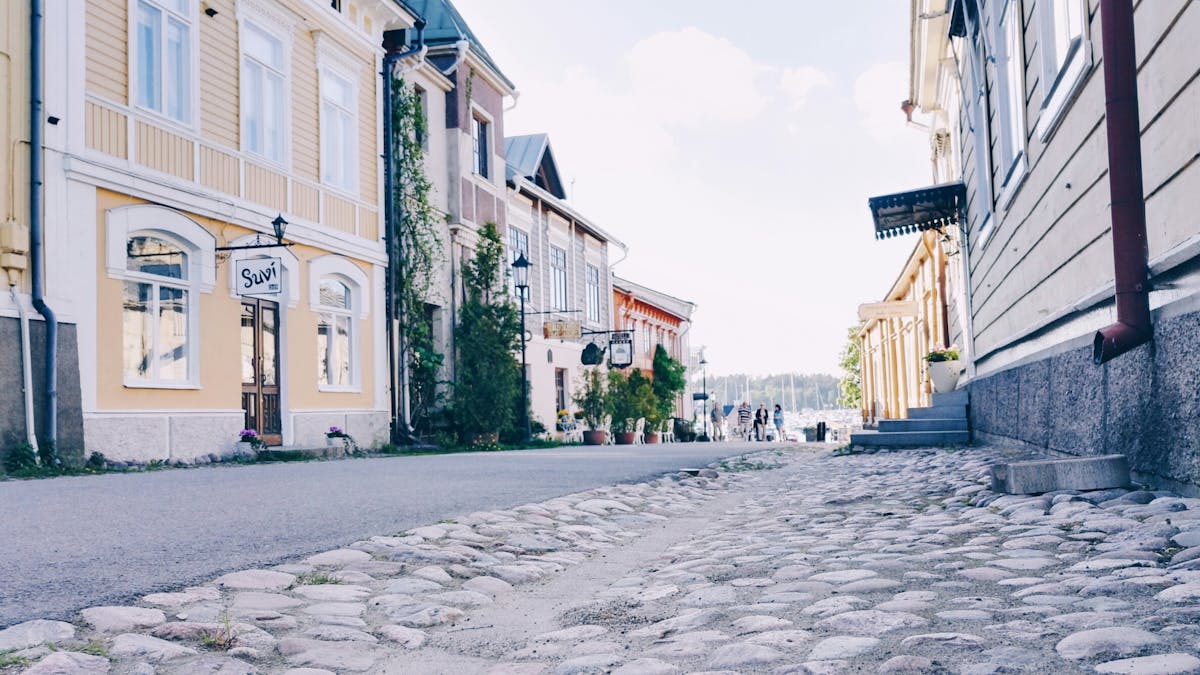 Street view of Naantali